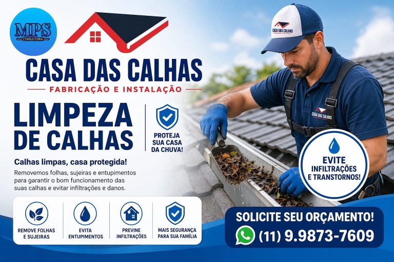 Limpeza de Calhas